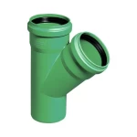 PPR Branch 45° , Size 50×50 mm, Length 142 mm, Green Color | Al Mona
