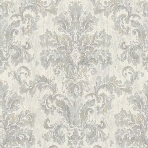 Classic Wallpaper Size 10m x 50 cm Silver Color | 5353