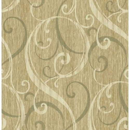 Classic Wall Covering Dark Beige 10m x 0.53m, Model BC61107 | Balbaid Decor Company