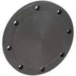 Steel pipe flange, size 3 inches, outer diameter 8 1/4 inches, Grainger Approved brand
