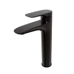 Washbasin Faucet, Dimensions 22.4×18×4.4 cm, Shiny Titanium Color, Chinese