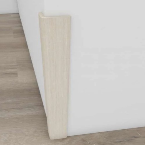 زاوية جدارية فايبر 240 × 3 × 3 سم لون بيج | خط  الفخامة