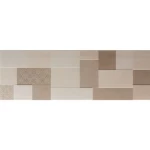 بلاط سيراميك جداري، مقاس 30 × 90 سم، بني رخامي