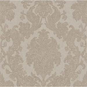 Italian Wallpaper 10m x 0.53m Pale Beige, Model 63016 | Balbaid Decor Company