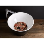 Ceramic Counter Top Wash Basin Round shape, 38 cm