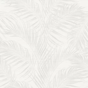 Wall Decoration Leaf-Patterned Design 10 m x 0.53 m Off White | Balbaid Decor Company