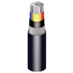 كابل الومنيوم  مجدول 3×240+120 مم 600/1000 فولت، مسلح SWA، عزل PVC | كابلات الرياض