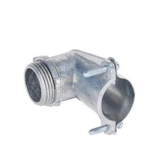 Angle Squeeze Connector Size 3/4 inch, DC Zinc | United Electricals Company