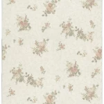 Italian Wallpaper Pale Beige Color Floral Design, Size 10mx0.73m, Model 57120