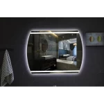 مرايا حمام مضيئة  مقاس 80×60 سم، ماركة دولفي