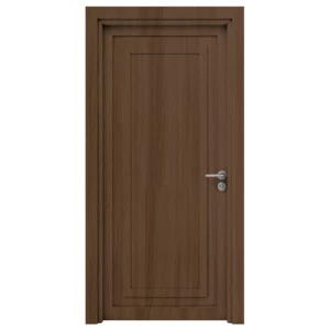 Premium Wooden Entrance Door 235x115 cm, 6 cm Thick, Dark Brown | YT-76925176