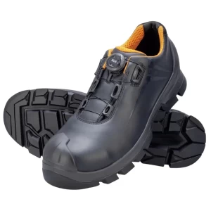 Safety Shoes UVEX 2 MACSOLE Rubber, Lightweight, Size 50, Black, Width 11, Slip Resistant, Adjustable Disc | Reda Safe