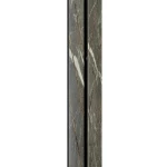 بديل خشب PVC صيني 12×290 سم مستطيل لون رمادي بعروق ابيض