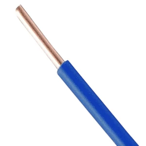 سلك كهرباء الرياض 10 ملم 450/750 فولت، موصل نحاس مصمت معزول PVC لون ازرق | مجموعة كابلات الرياض