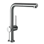 German Pull-Out Sink Mixer, Chrome Color