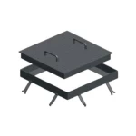 Mild steel Solid Top Cover Size 600×900 mm, Square Shape,  Medium Load   Gray Color | Saudi Cast Factory