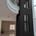 تكسيات حائط خارجية WPC أسود، مقاس 390×20 سم، سماكة 2.5 سم