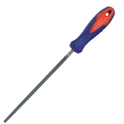 Square Iron File 8 Inch, Carbon Steel with Diamond-Coated Teeth | Makute