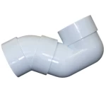 UPVC Elbow SIPHON  From Gulf Factory Size 4 inch  Color White
