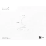 Lorena LED Table Light, Size 500x210x140 mm, White Color