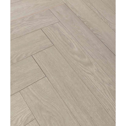 SPC Elite Parquet Flooring 138x19.3 cm, 8 mm Thick, Light Gray | SPC Elite