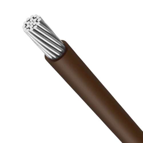 لفة سلك كهرباء نحاس مجدول مطلي بالقصدير 16 AWG جهد 600 فولت MTW طول 500 قدم بني | شركة كابلات الشرقية للصناعة