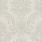 ورق جداري كلاسيكي طول 10 م، عرض 0.53 م، لون رمادي فاتح، موديل Z21731