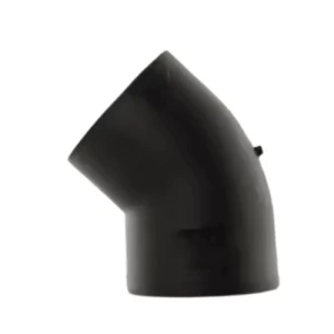Black HDPE Elbow 45° Size 75 mm, Thickness 2.9 mm | Union Pipe industry KSA