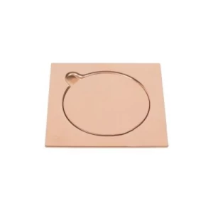 صفاية شكل مربع لتصريف المياة 15×15 سم، لون ذهبى وردى | N116.003-24