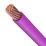 لفة سلك نحاس مجدول 2 AWG جهد 600 فولت (MTW)، لون بنفسجي، طول اللفة 500 قدم| كابلات الشرقية