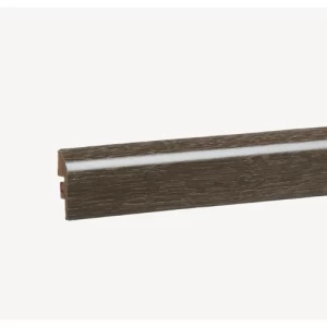 Liguria Wooden Skirting 240x4.5x1.2 cm Gray, Model 483330 | Abyat Company
