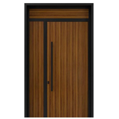 Aluminum Exterior Gate Leak Proof Black and Brown, Custom Size | Model AL-71 UAE Made