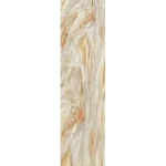 Glossy Marble alternative for walls, size 122x290 cm, Beige pattern with light brown, model A045