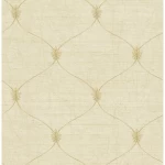 American Wallpaper Light Beige Color Classic Design, Size 10mx0.53m, Model ZA30507
