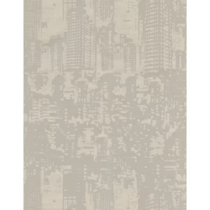 Italian Wallpaper Dark Beige, 10m x 0.53m, Model 57049 | Balbaid Decor Company