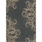 ورق جداري الماني مقاس 10 م×0.53 م، لون رمادي داكن، موديل 15-10154