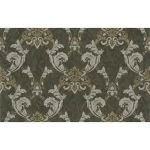 ورق حائط ايطالي تصميم كلاسيك مقاس 10 م×1.06م، أخضر داكن، موديل 81851