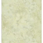 Floral wallpaper, green color, length 10 m, width 0.73 m, model 56950  