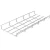 Straight Mesh Electrical Cable Tray, Zinc Plated Steel, 75mm Height, 350mm Width | Habbal Alarabi Company
