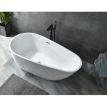 Pluto Portable Bathtub White Color, Size 170×80×59 cm
