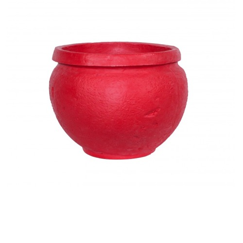 Plastic Transplant Pot Small Circular 47.5x37 cm Red | Al Zamil Tanks