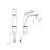 Bathroom Washbasin Mixer 16.5×15×4.3 cm Matt Nickel | Hatch Company - Image 2