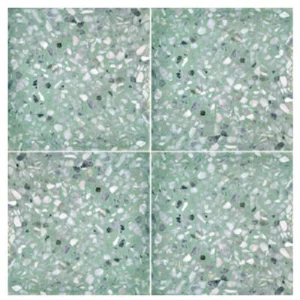 Colored Green Mosaic Tiles 25x25 cm, 2.8 cm Thickness | Al hasaniah of tradeing&industry groub
