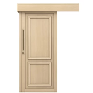 Sliding Doors Wood Plastic Composite 600×600 cm Light Wood, Model EX01 | 