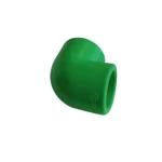 PPR Elbow 90 Degree Size 25 mm Pressure 25 Bar Green Color | Bonyat Albenaa (BAF)