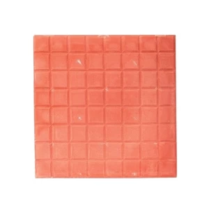 Patterned Decorative Cement Tile 40x40 cm, Light Red, Thickness 5 cm | Al Sarif Building Materials