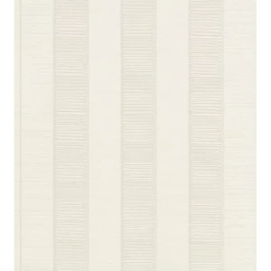 Italian Wallpaper Striped Design Off White, Size 10m x 0.73m | Balbaid Decor Company