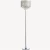 Decorative Floor Lamp, White Color, Size 156x37x37 cm