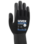 Shock Resistant Gloves, Blue / Black  Color, size 8 Medium
