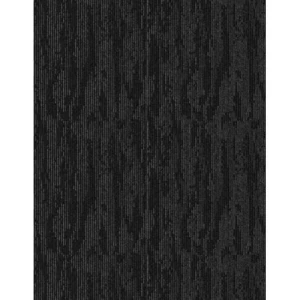PVC Carpet Tiles 50x50 cm, 6 cm Thickness, Black, Model DR79 | 
